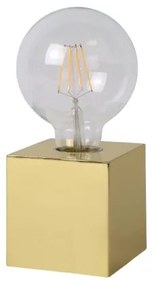 Lucide 20500/05/01 - LED stolná lampa CUBICO 1xE27/5W/230V mosadz