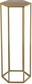 STOJAN NA KVETINÁČ HEXA 70X24X28 CM ZLATÁ