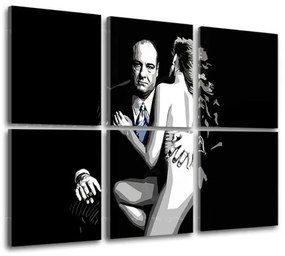 Najväčší mafiáni na plátne Sopranos - Tony Soprano s nahou ženou | rôzne rozmery