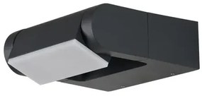 Vonkajšia stojaca lampa Frame wall čierna