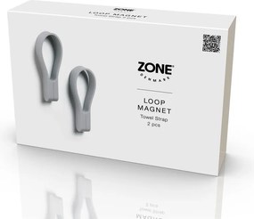 Svetlosivé silikónové pútko 2 ks Loop – Zone