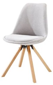 Jedálenská stolička Sabra - sivá / buk
