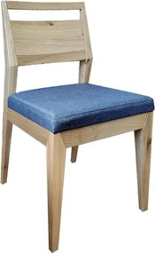 Moderná jedálenská stolička z masívu s textilným sedákom, 43x54x90 cm Urban 12