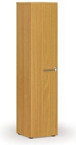 Úzka kancelárska skriňa PRIMO WOOD, 1781 x 400 x 420 mm, buk