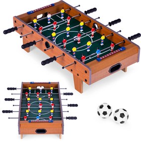 Mini drevený stolný futbal 69x35,5 cm ECOTOYS