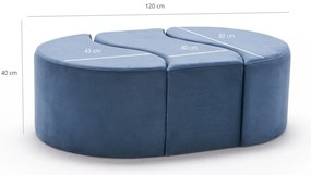 Stolička Alya Pouf Blue