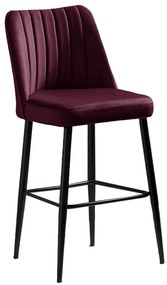 Sada barových stoličiek Vento Claret Red, 2 ks, 2 ks