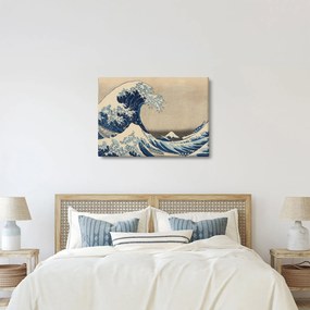 Obraz - Katsushika Hokusai, Under the Wave off Kanagawa, reprodukcia (70x50 cm)