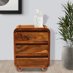 furniture-nabytek.cz - Nočný stolík drevo palisander 45x60x40