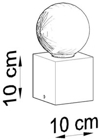 Sollux SL.0677 - Stolná lampa ABEL 1xE27/60W/230V