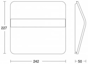 STEINEL 035730 - LED Solárne domové číslo XSolar LH-N LED/0,03W IP44