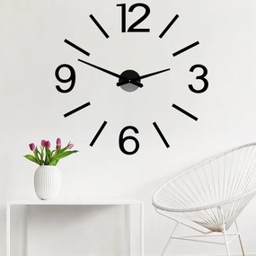 SENTOP | Nalepovacie nástenné hodiny do obývačkay | SENTOP X0067-Wall clock 2D HEU+ analógové