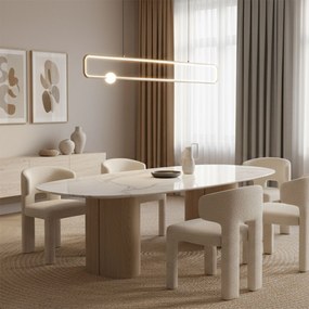 Toolight Toolight, LED závesné osvetlenie, 35W, 4000K, 1500lm, G123-CP, čierna-biela, OSW-02615