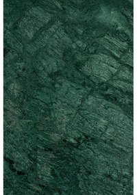 Okrúhly konferenčný stolík s mramorovou doskou v zeleno-zlatej farbe ø 70 cm Timpa – White Label