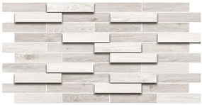 PVC 3D obkladový panel 98 x 48 cm - Parquet Light parkety svetlé