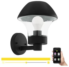 Eglo 33567 - LED stmievateľné vonkajšie nástenné svietidlo VERLUCCA-C 1xE27/9W/230V IP44