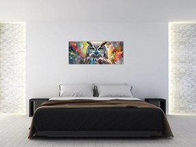 Obraz - Maľba sovy (120x50 cm)