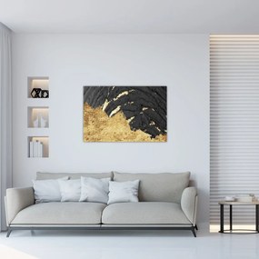 Obraz - Zlatá štruktúra N⁰1 (90x60 cm)