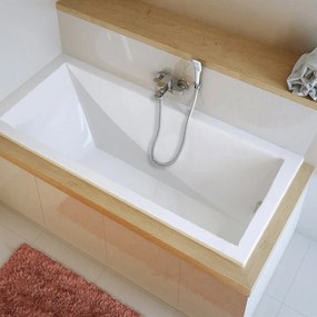 Roth Obdĺžniková akrylátová vaňa KUBIC NEO ROTH-Variant: rozmery: 150x70 cm - (KUBIC NEO 150x70 - 9300000)