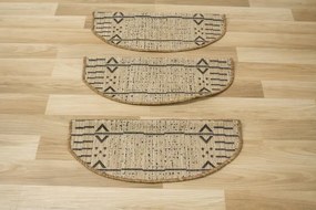 Nášľap na schody Terra Aztec 04 línie, béžový / grafitový