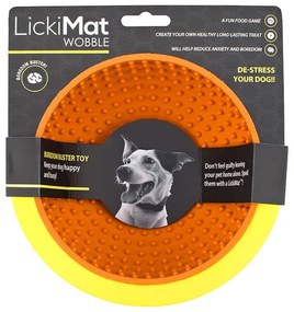 Lízacia miska Wobble Orange – LickiMat