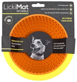 Lízacia miska Wobble Orange – LickiMat