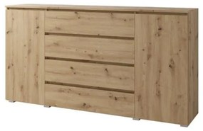 Komoda Cortez C 6 (dub artisan). Akcia -21%. Vlastná spoľahlivá doprava až k Vám domov. 1123754
