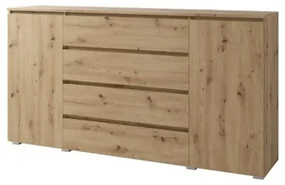 Komoda Cortez C 6 (dub artisan). Akcia -21%. Vlastná spoľahlivá doprava až k Vám domov. 1123754