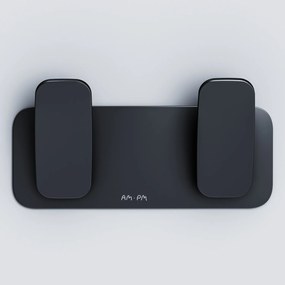 Háčik na uteráky AM.PM Inspire 2.0 AIB35622 dvojitý, čierny