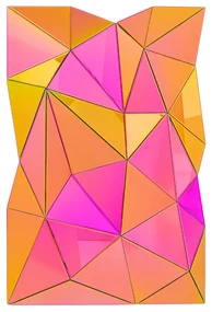 Prisma zrkadlová dekorácia viacfarebná