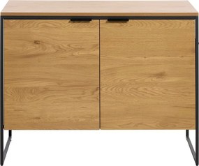 Komoda v dekore duba v prírodnej farbe 104,5x80x45 cm Cesura – Unique Furniture