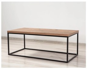 Asir Konferenčný stolík QUANTUM 34x95 cm hnedá/čierna AS0634