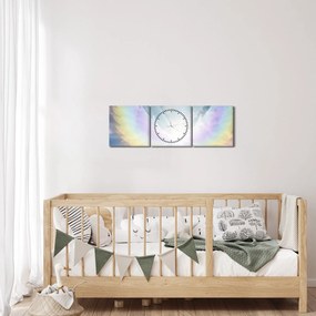 Obraz - Anjelská aura (s hodinami) (90x30 cm)