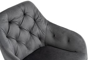 Noela Zamatová jedálenská stolička SIENA sivá