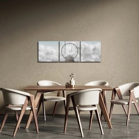 Obraz - Dvere do neba (s hodinami) (90x30 cm)
