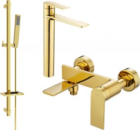 Mexen Zero DQ02 vaňový set, zlatý - 7113DQ02-50