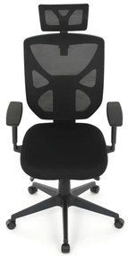 Autronic BONTEC Kancelárska stolička, asynchrónny mechanizmus, čierna, KA-Q8250 BK Farba: Čierna