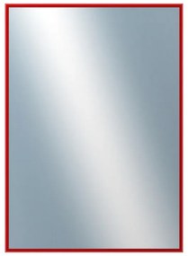 DANTIK - Zrkadlo v rámu, rozmer s rámom 50x70 cm z lišty Hliník červená (7269210)