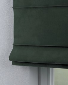 Rímska roleta Capri farba produktu zelená látka lesklá, zamatová