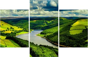 Obraz - Zelená krajina (90x60 cm)
