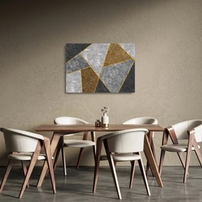 Sklenený obraz - Imitácia materiálov (70x50 cm)