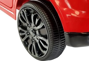 LEAN CARS Elektrické autíčko HL1638 s diaľkovým ovládaním, MP3 a LED svetlom červené