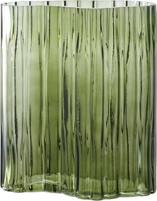 Zelená sklenená váza (výška 26,5 cm) – House Nordic