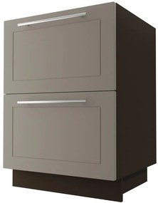 Kuchynská skrinka D2M/60 Quantum beige mat/lava