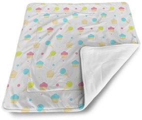 Sablio Deka pre bábätko Zmrzlinky a muffiny - 90x120 cm