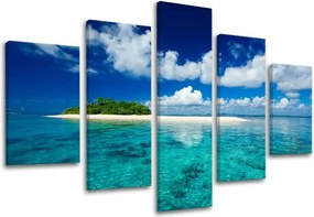 Obraz na stenu 5 dielny PLÁŽ PL013E50