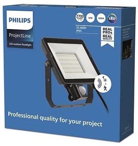 Philips - LED Vonkajší reflektor so senzorom PROJECTLINE LED/30W/230V IP65 3000K