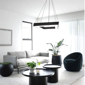 LED Luster na lanku LED/40W/230V 4000K 60x60 cm