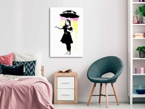 Artgeist Obraz - Girl with Umbrella (1 Part) Vertical Veľkosť: 60x90, Verzia: Premium Print