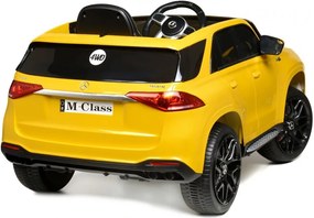Detské elektrické autíčko Mercedes-Benz W166 žltá